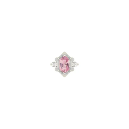 Reyna Pink Tourmaline Threadless End