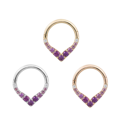 Rise & Shine Amethyst Ombre Clicker