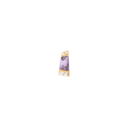 Saboteur Amethyst Threadless End