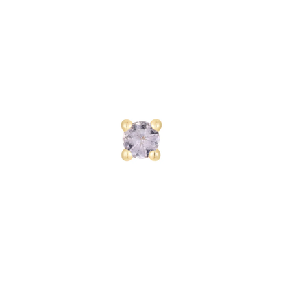 Tanzanite Prong Threadless End