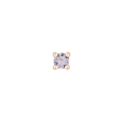 Tanzanite Prong Threadless End