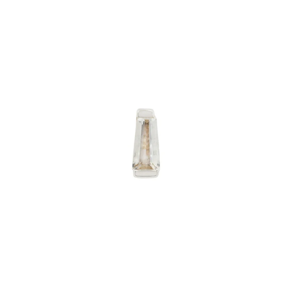 Tapered Baguette CZ Threadless End