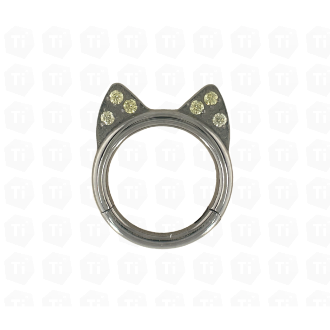 Golden Kitty Ring