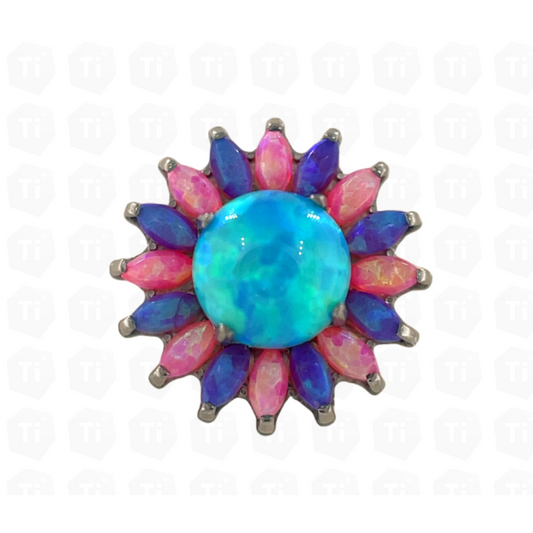 Tiffany Blue Halo Threadless Attachment
