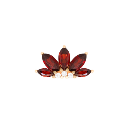 Valentina Garnet Threadless End