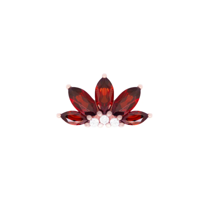 Valentina Garnet Threadless End