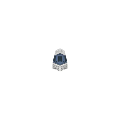 Vera Blue Topaz Threadless End