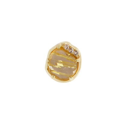 Vision Rutilated Quartz Threadless End