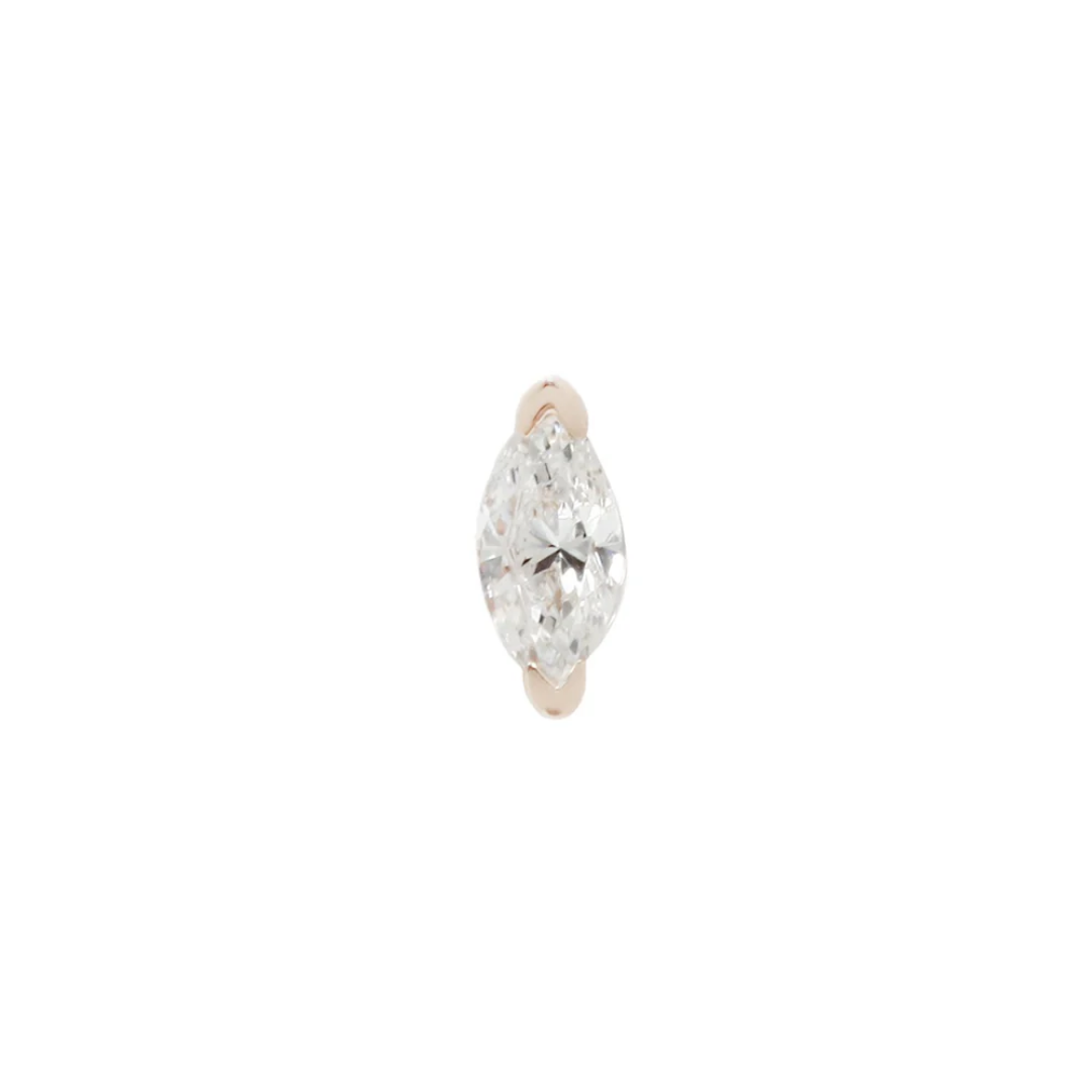 Zuri - Genuine Diamond - Threadless End