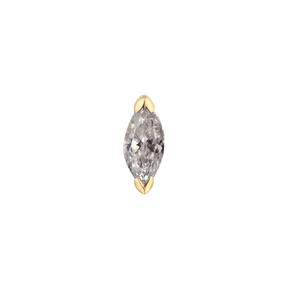 Zuri Grey Diamond Threadless End