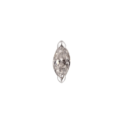 Zuri Grey Diamond Threadless End