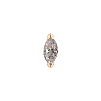 Zuri Grey Diamond Threadless End