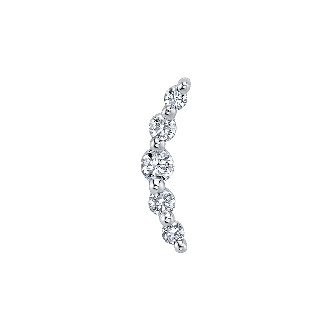bvla sway curved diamond gold threadless attachment