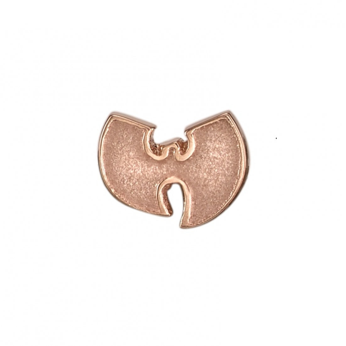 BVLA Wu Tang Clan logo end in 14k gold with a satin finish, available in yellow, white, and rose gold.