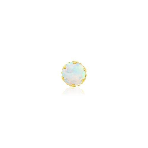 14k Gold Crown Set Opal