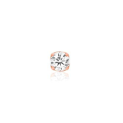 14k Gold Prong Set CZ