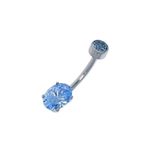 Anatometal Titanium Oval Navel